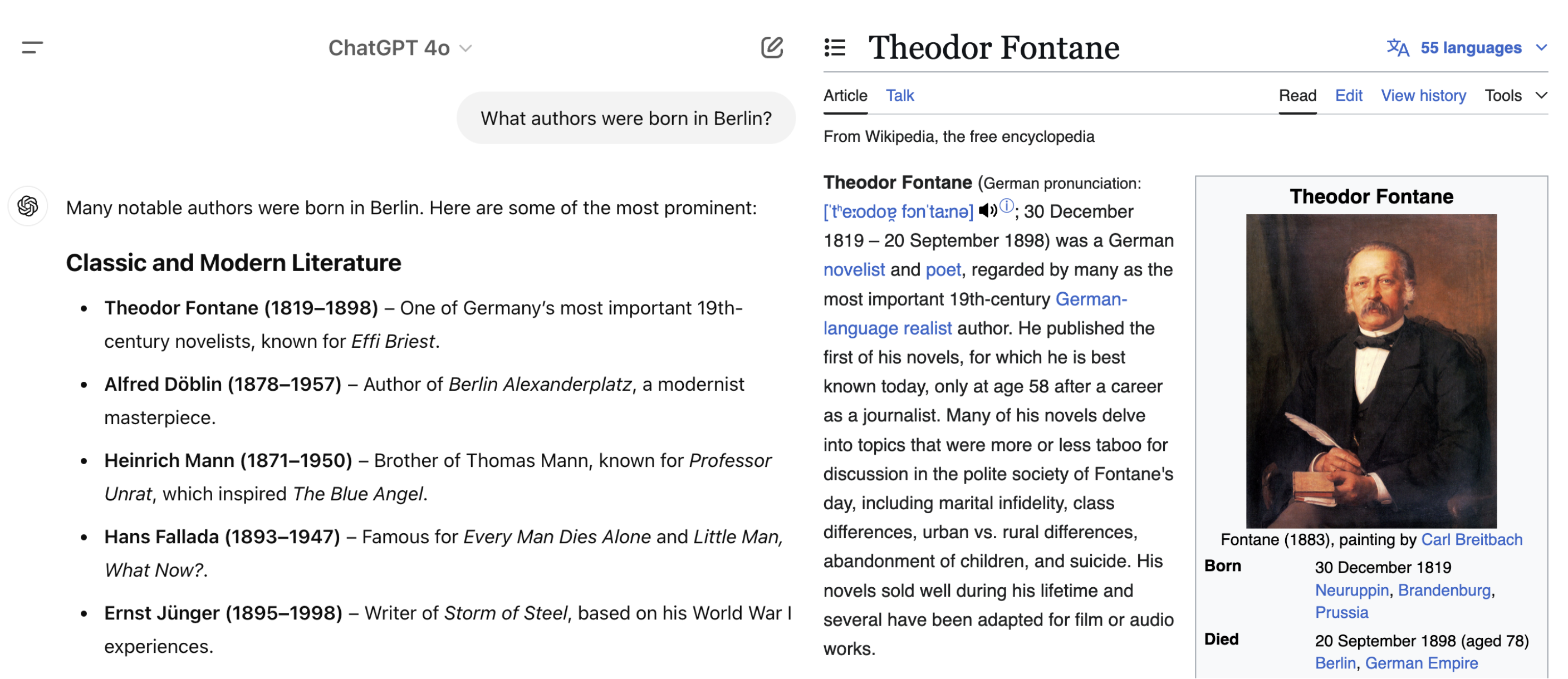 None of the authors that ChatGPT thinks were born in Berlin, actually were.